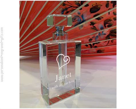 personalised engraved perfume